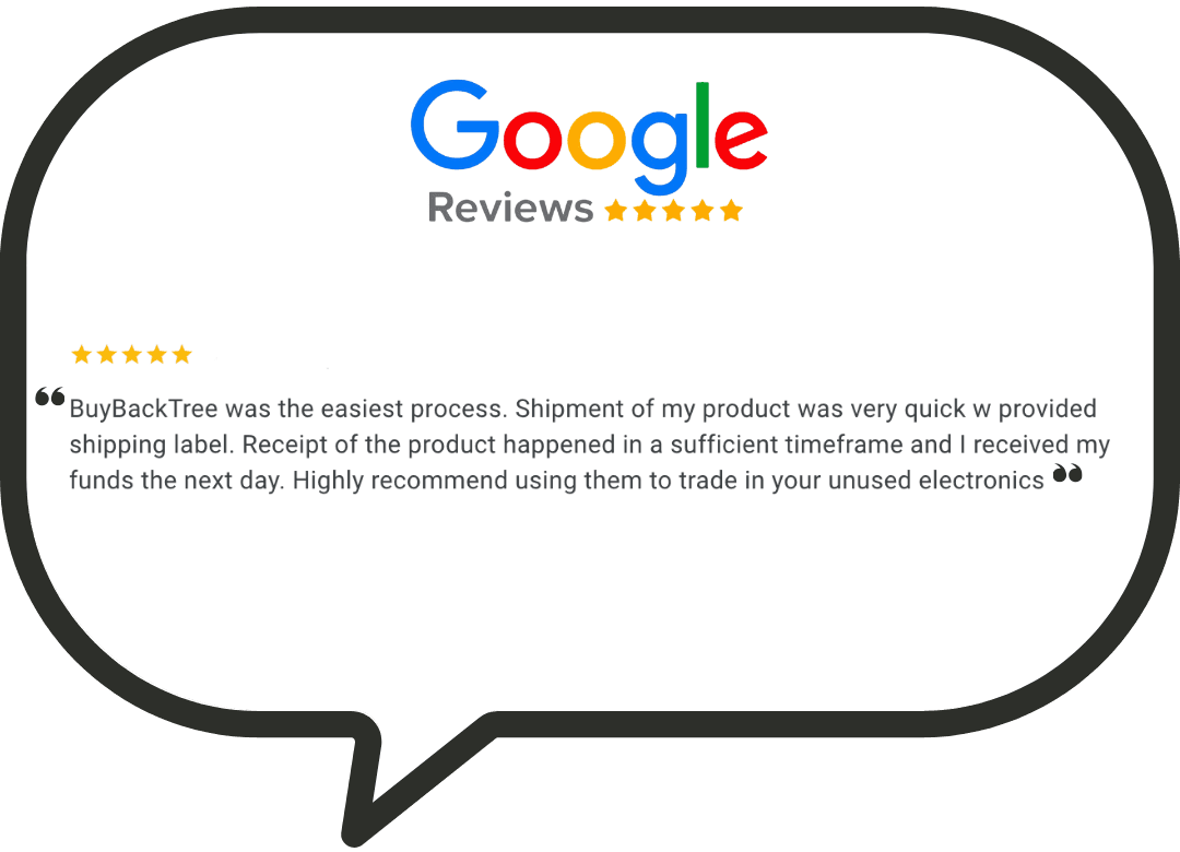 Google review - BuybackTree was the easiest